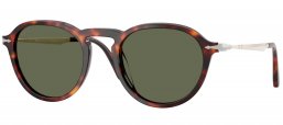 Gafas de Sol - Persol - PO3383S - 24/58 DARK HAVANA // GREEN POLARIZED