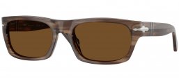 Gafas de Sol - Persol - PO3398S - 120857  STRIPED BROWN // BROWN POLARIZED