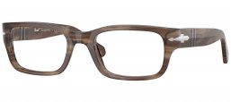Monturas - Persol - PO3399V - 1208  STRIPED BROWN