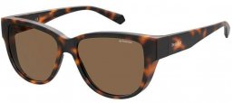 Lunettes de soleil - Polaroid Ancillaries - PLD 9013/S - 9N4 (SP) HAVANA BROWN // BRONZE POLARIZED