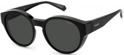 Sunglasses - Polaroid Ancillaries - PLD 9017/S - 08A (M9) BLACK GREY // GREY POLARIZED