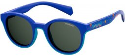 Gafas Junior - Polaroid Junior - PLD 8036/S - PJP (M9) BLUE // GREY POLARIZED