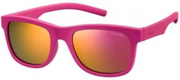 Gafas Junior - Polaroid Junior - PLD 8020/S - CYQ (AI) DARK PINK // GREY PINK MIRROR POLARIZED