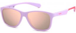 Gafas Junior - Polaroid Junior - PLD 8052/S - QCK (JQ) MATTE VIOLET PINK // ROSE GOLD MULTILAYER POLARIZED