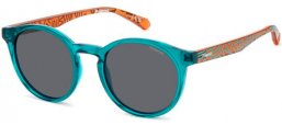 Frames Junior - Polaroid Junior - PLD 8061/S - TCF (M9) TURQUOISE // GREY POLARIZED