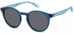 Frames Junior - Polaroid Junior - PLD 8061/S - ZX9 (M9) BLUE AZURE // GREY POLARIZED