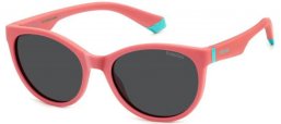 Gafas Junior - Polaroid Junior - PLD 8065/S - 1N5 (M9) CORAL // GREY POLARIZED