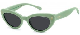 Lunettes Junior - Polaroid Junior - PLD 8068/S - 1ED (M9) GREEN // GREY POLARIZED