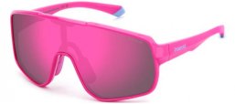 Frames Junior - Polaroid Junior - PLD 8070/S - 35J (AI) PINK // GREY PINK MIRROR POLARIZED
