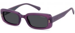 Lunettes Junior - Polaroid Junior - PLD 8071/S - B3V (M9) VIOLET // GREY POLARIZED