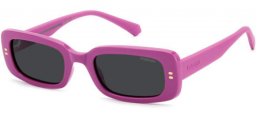 Lunettes Junior - Polaroid Junior - PLD 8071/S - MU1 (M9) FUCHSIA // GREY POLARIZED