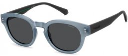 Gafas Junior - Polaroid Junior - PLD 8072/S - PJP (M9) BLUE // GREY POLARIZED