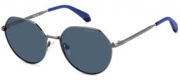 Gafas Junior - Polaroid Junior - PLD 8074/S - KJ1 (C3) DARK RUTHENIUM // BLUE POLARIZED