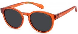 Gafas Junior - Polaroid Junior - PLD 8075/S - L7Q (M9) ORANGE // GREY POLARIZED