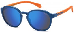 Gafas Junior - Polaroid Junior - PLD 8078/S - PJP (5X) BLUE // BLUE MIRROR POLARIZED