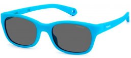 Gafas Junior - Polaroid Junior - PLD K006/S - MVU (M9) AZURE // GREY POLARIZED