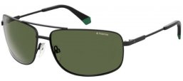 Sunglasses - Polaroid - PLD 2101/S - 003 (UC) MATTE BLACK // GREEN POLARIZED