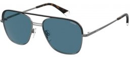 Sunglasses - Polaroid - PLD 2108/S/X - KJ1 (C3) DARK RUTHENIUM // BLUE POLARIZED