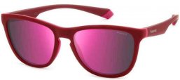 Gafas de Sol - Polaroid - PLD 2133/S - DHV (AI) BURGUNDY FUCHSIA // GREY PINK MIRROR POLARIZED