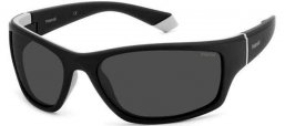 Sunglasses - Polaroid - PLD 2135/S - 08A (M9) BLACK GREY // GREY POLARIZED