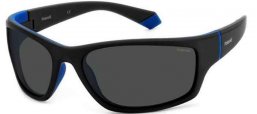 Sunglasses - Polaroid - PLD 2135/S - D51 (M9) BLACK BLUE // GREY POLARIZED