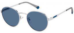 Lunettes de soleil - Polaroid - PLD 2144/G/S/X - 010 (C3) PALLADIUM // BLUE GREY POLARIZED