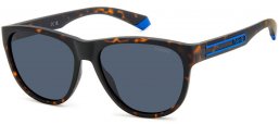 Lunettes de soleil - Polaroid - PLD 2156/S - HGC (C3) MATTE BROWN HAVANA // GREY POLARIZED