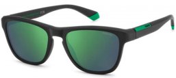 Sunglasses - Polaroid - PLD 2168/S - 3OL (5Z) MATTE BLACK // GREY MIRROR GREEN POLARIZED