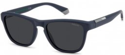 Sunglasses - Polaroid - PLD 2168/S - 4NZ (M9) MATTE BLUE GREY // GREY POLARIZED