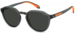 Gafas de Sol - Polaroid - PLD 2170/S/X - 2M8 (M9) MATTE GREY ORANGE  // GREY POLARIZED