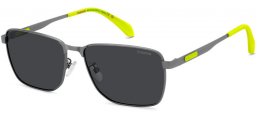 Sunglasses - Polaroid - PLD 2171/G/S/X - R80 (M9) MATTE DARK RUTHENIUM // GREY POLARIZED