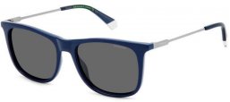 Sunglasses - Polaroid - PLD 4145/S/X - PJP (M9) BLUE // GREY POLARIZED