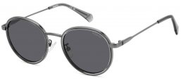 Lunettes de soleil - Polaroid - PLD 4173/G/S/X - KJ1 (M9) DARK RUTHENIUM // GREY POLARIZED