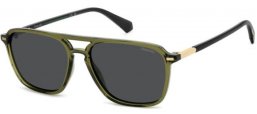 Sunglasses - Polaroid - PLD 4182/S/X - 4C3 (M9) OLIVE // GREY POLARIZED