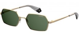 Sunglasses - Polaroid - PLD 6068/S - PEF (UC) GOLD GREEN // GREEN POLARIZED