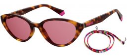 Lunettes de soleil - Polaroid - PLD 6109/S - 0T4 (0F) HAVANA PINK // PINK POLARIZED