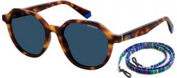 Gafas de Sol - Polaroid - PLD 6111/S - IPR (C3) HAVANA BLUE // GREY POLARIZED