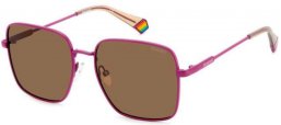 Sunglasses - Polaroid - PLD 6194/S/X - 1JZ (SP) MATTE VIOLET // BRONZE POLARIZED