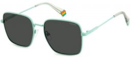 Lunettes de soleil - Polaroid - PLD 6194/S/X - N47 (M9) MATTE AQUA // GREY POLARIZED