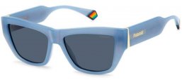 Sunglasses - Polaroid - PLD 6210/S/X - MVU (C3) AZURE // GREY BLUE POLARIZED