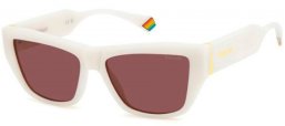 Sunglasses - Polaroid - PLD 6210/S/X - VK6 (KL) WHITE // VIOLET POLARIZED