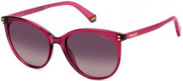 Lunettes de soleil - Polaroid - PLD 6231/S - QHO (JR) CYCLAMEN // BURGUNDY GRADIENT POLARIZED