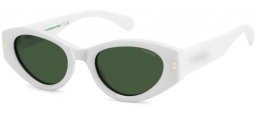 Sunglasses - Polaroid - PLD 6243/S/X - VK6 (UC) WHITE // GREEN POLARIZED