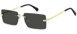 Lunettes de soleil - Polaroid - PLD 6245/S - 2F7 (M9) ANTIQUE GOLD GREY // GREY POLARIZED