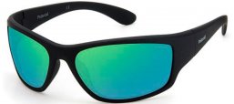 Sunglasses - Polaroid - PLD 7005/S - 3OL (5Z) MATTE BLACK // GREY MIRROR GREEN POLARIZED