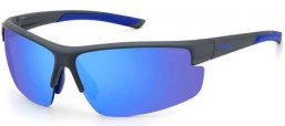 Sunglasses - Polaroid - PLD 7027/S - RIW (5X) MATTE GREY // GREY BLUE MIRROR POLARIZED