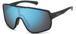 Lunettes de soleil - Polaroid - PLD 7060/S - 003 (5X) MATTE BLACK // BLUE MIRROR POLARIZED