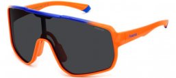 Lunettes de soleil - Polaroid - PLD 7060/S - DDW (M9) ORANGE BLUE // GREY POLARIZED