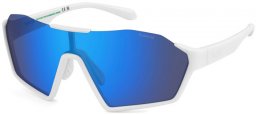 Gafas de Sol - Polaroid - PLD 7062/S - VK6 (5X) WHITE // GREY BLUE MIRROR POLARIZED