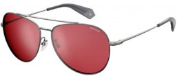 Sunglasses - Polaroid - PLD 2083/G/S - 6LB (XN) RUTHENIUM // PLATINUM POLARIZED